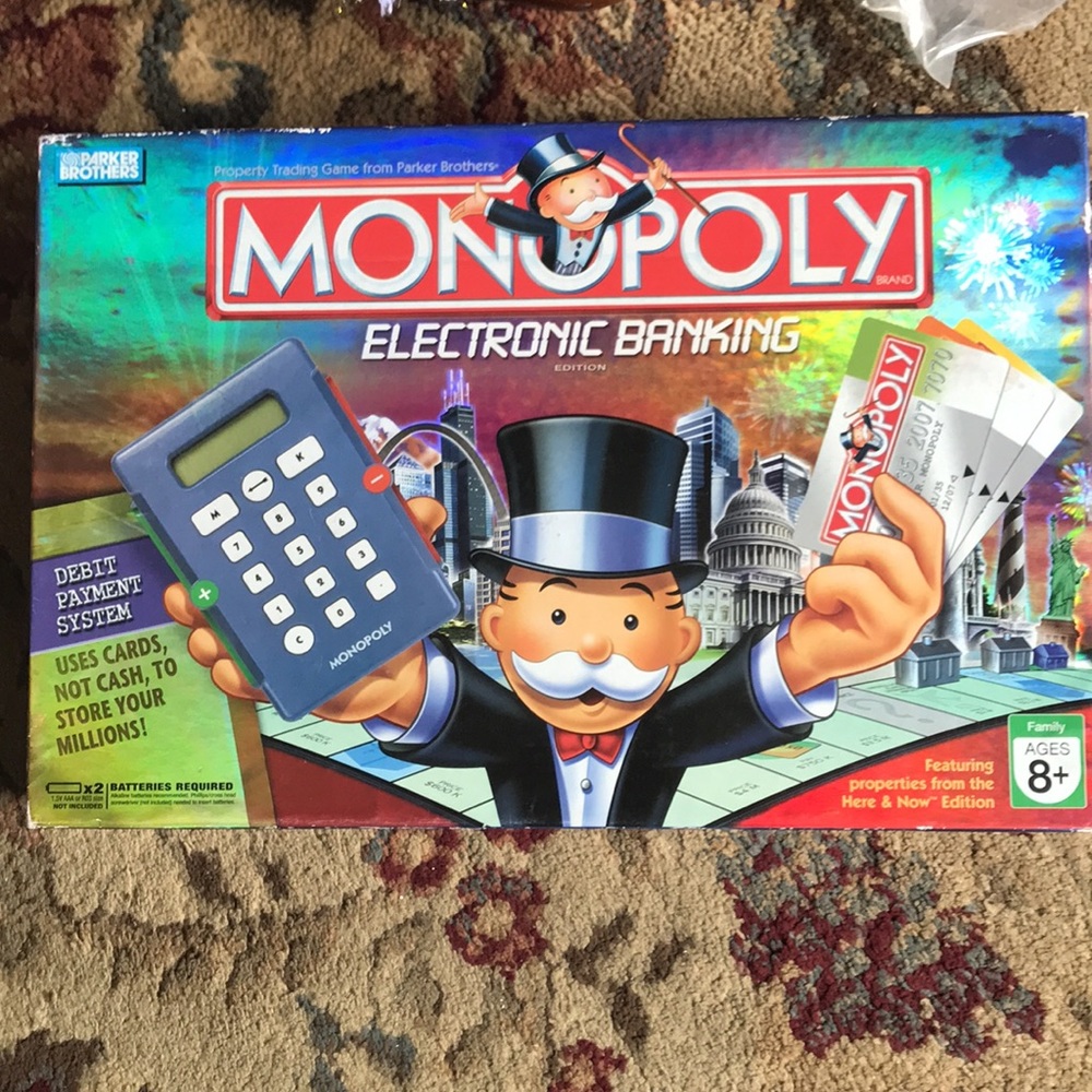 Monopoly Electronic Banking Debit Payment System Game. Used in good condition.